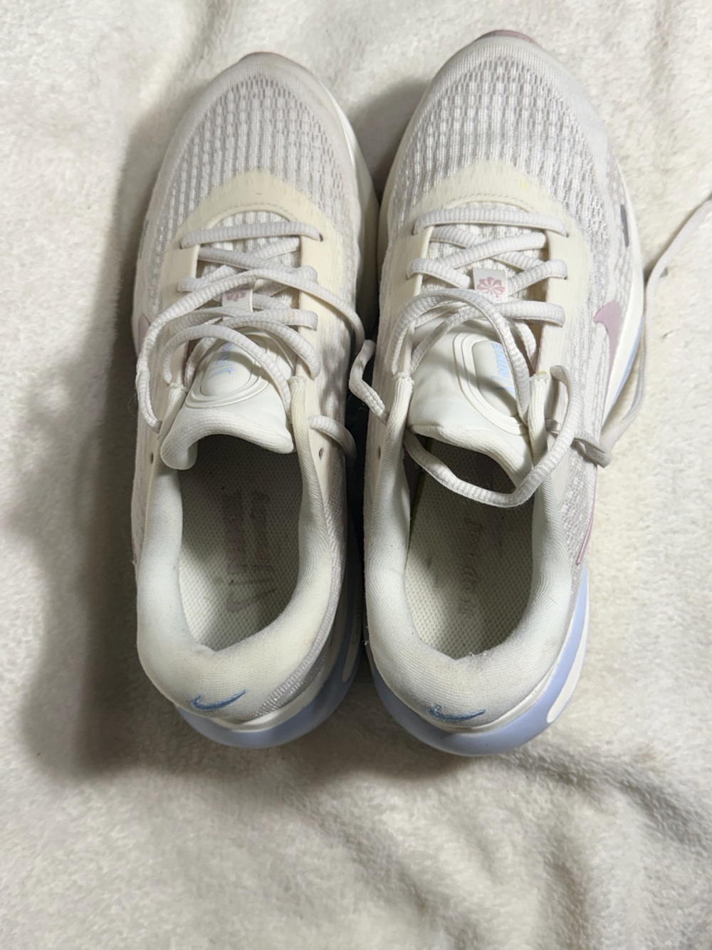 Nike Journey Run Sail Hydrogen Blue Particle Rose Sneakers - Size 8W - Picture 4 of 9